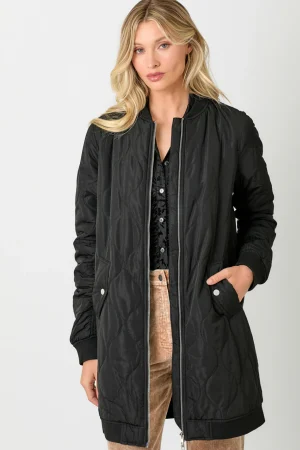 Long Bomber Jacket