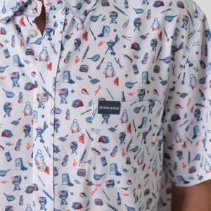 Men's BURLEBO Performance Button Up "Grillmaster" - Image 4