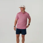 BURLEBO Performance Polo "American Flag"
