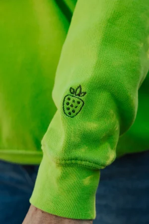 LAKEGIRL Crew Neck Sweatshirt - Green Apple - Image 2