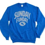 Sunday Funday Detroit Lions Crew Sweatshirt - Super Soft - UNISEX