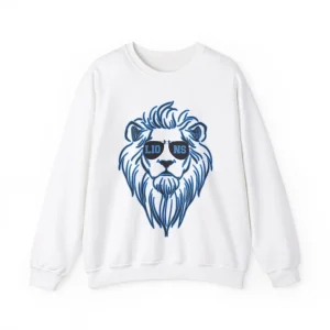 Detroit Lions Crew Sweatshirt Unisex - White - Image 2