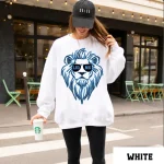 Detroit Lions Crew Sweatshirt Unisex - White