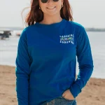 LAKEGIRL long sleeve - Hawaiian Blue