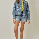 Printed Denim Jacket