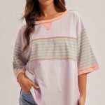 Front Tripe Patch Washed Top