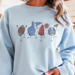Game Day Crew Sweatshirt - Baby Blue