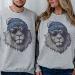 Unisex Detroit Lions Crew Neck Sweatshirt