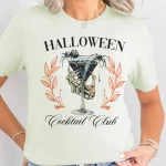 Halloween Cocktail Club T- Shirt
